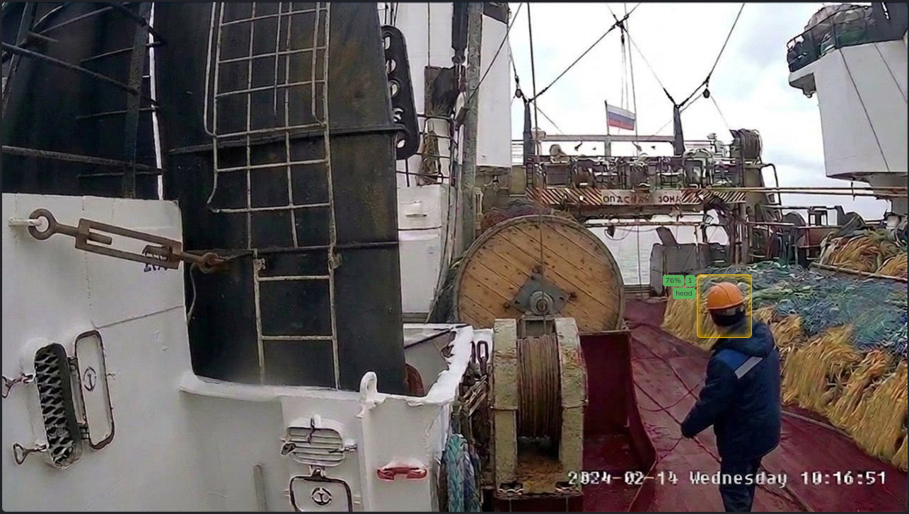 Видеоаналитика на судах рыбопромыслового флота 3
